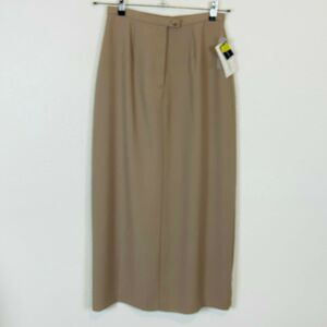 90s Midi Skirt Career Work Wear Preppy Chic Preston & York Vintage NWT Size 10